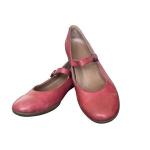 Dansko Kaelyn Leather Mary Jane’s in Cabernet  Size 38 US 7 1/2 - 8